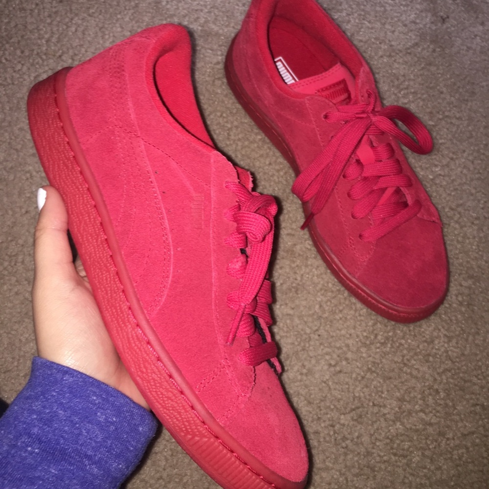 Puma suede (red)